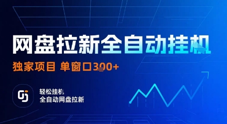 网盘拉新全自动挂G，独家技术，操作简单，自动完成拉新任务，单窗口3张【揭秘】-招财吧