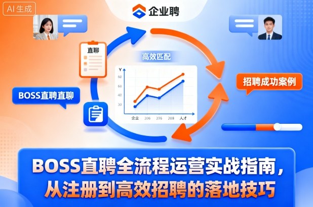 BOSS直聘全流程运营实战指南，从注册到高效招聘的落地技巧-招财吧
