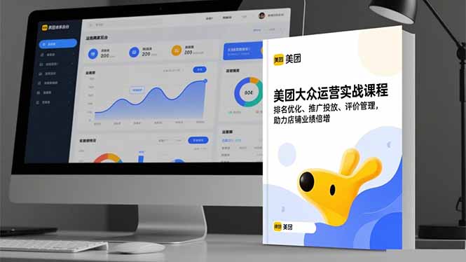 美团大众运营实战课程，排名优化、推广投放、评价管理，助力店铺业绩倍增-招财吧